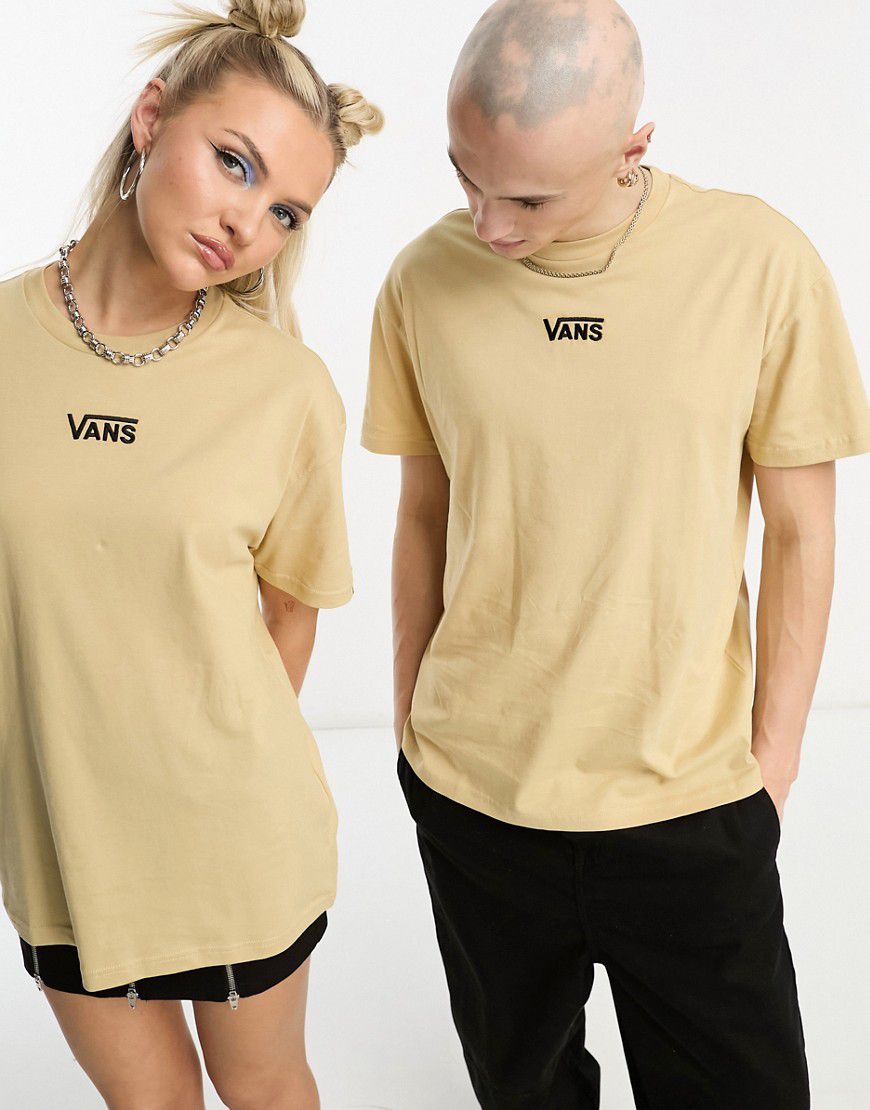 Center Drop - T-shirt unisex color sabbia - Vans - Modalova