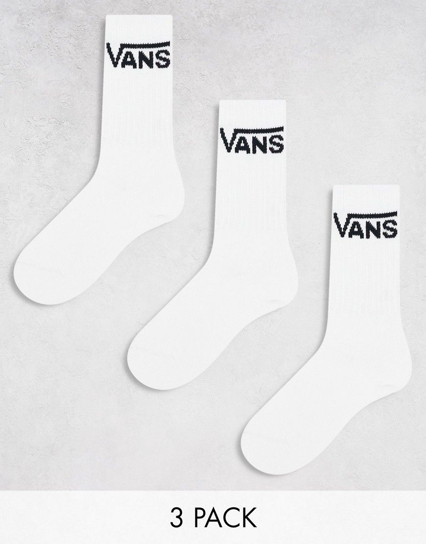 Classic - Confezione da 3 paia di calzini bianchi - Vans - Modalova