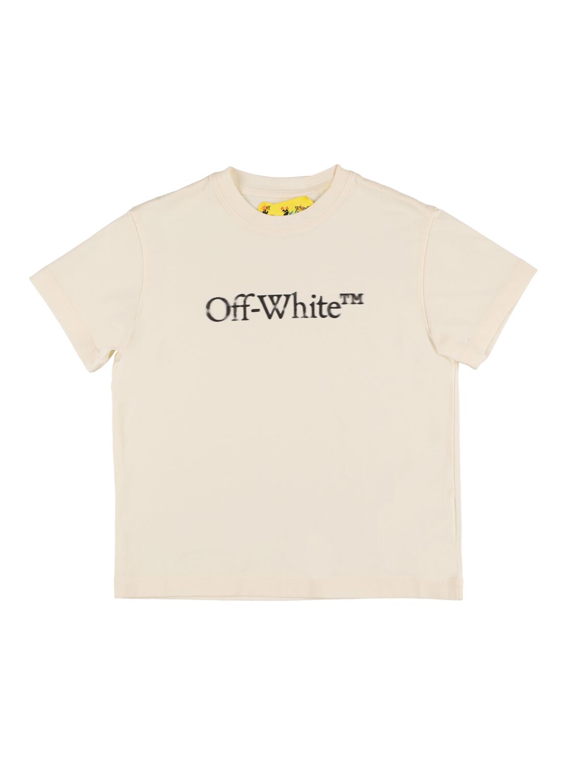 T-shirt Bookish Bit In Cotone / Logo - OFF-WHITE - Modalova