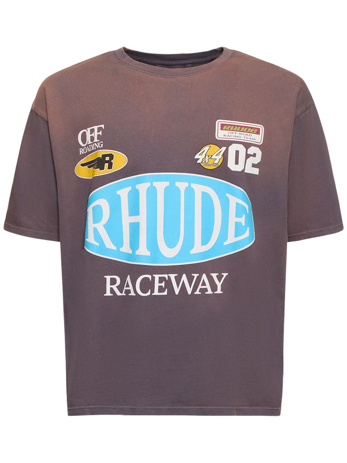 T-shirt Raceway Con Stampa - RHUDE - Modalova