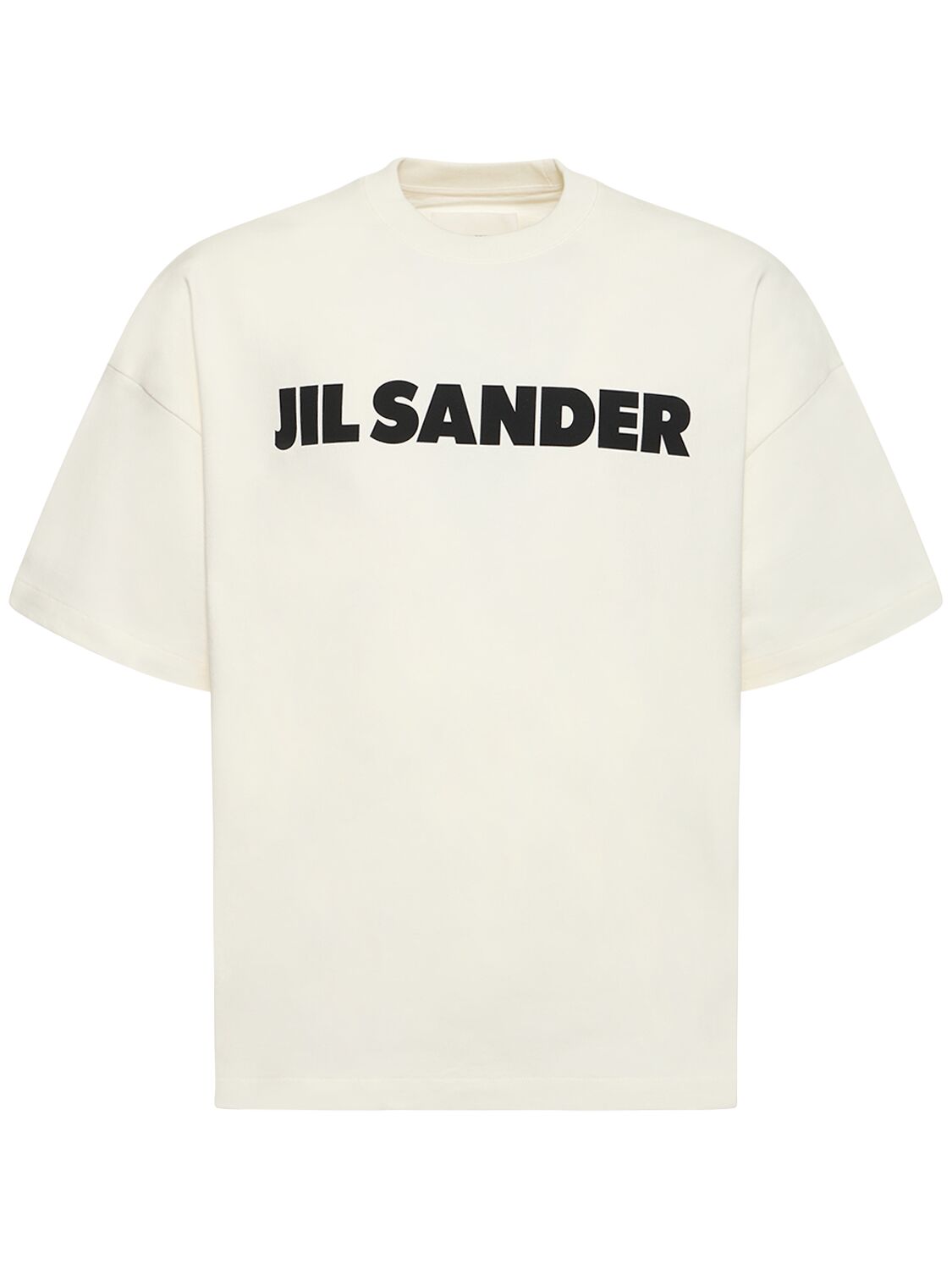 T-shirt In Cotone Con Logo - JIL SANDER - Modalova