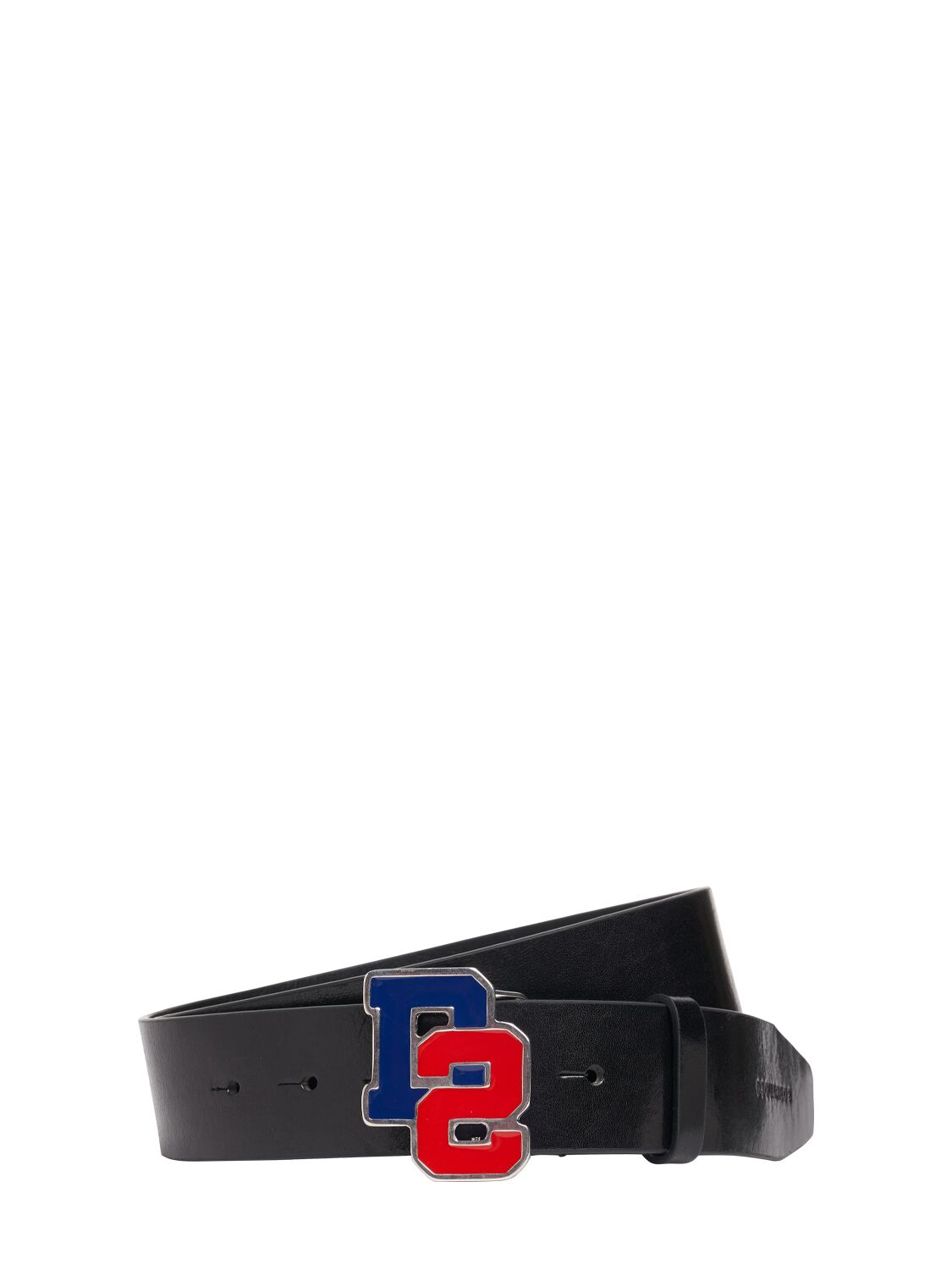 Cintura In Pelle Con Logo - DSQUARED2 - Modalova