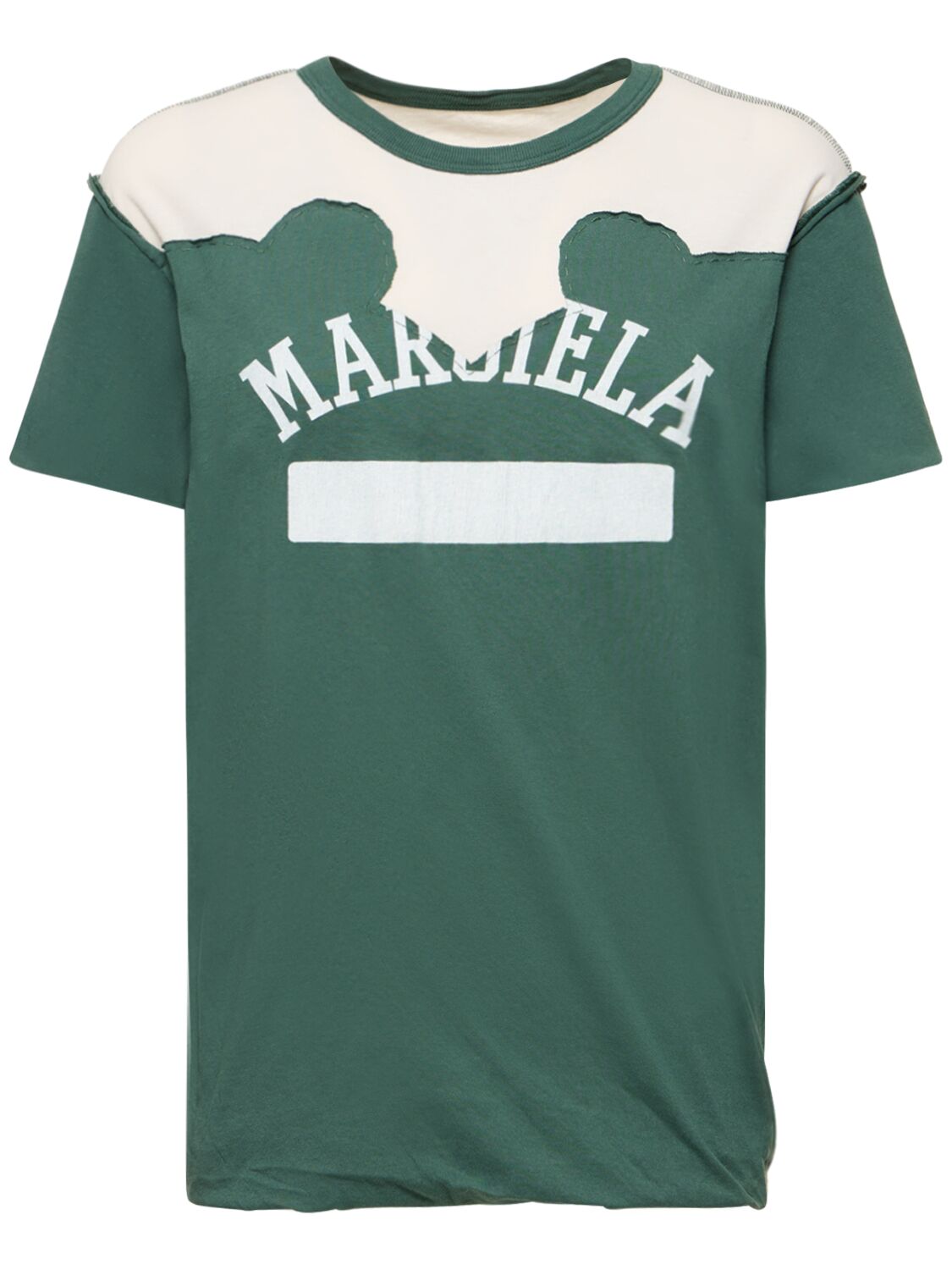 T-shirt In Jersey Con Stampa Logo - MAISON MARGIELA - Modalova