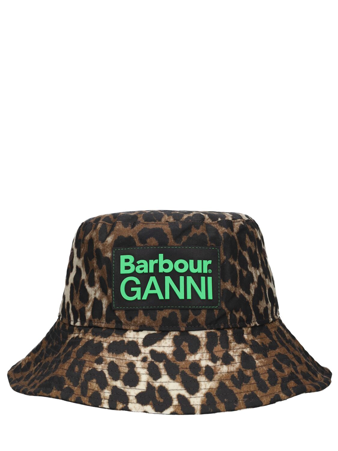 Cappello X Ganni In Cotone Leopard - BARBOUR - Modalova