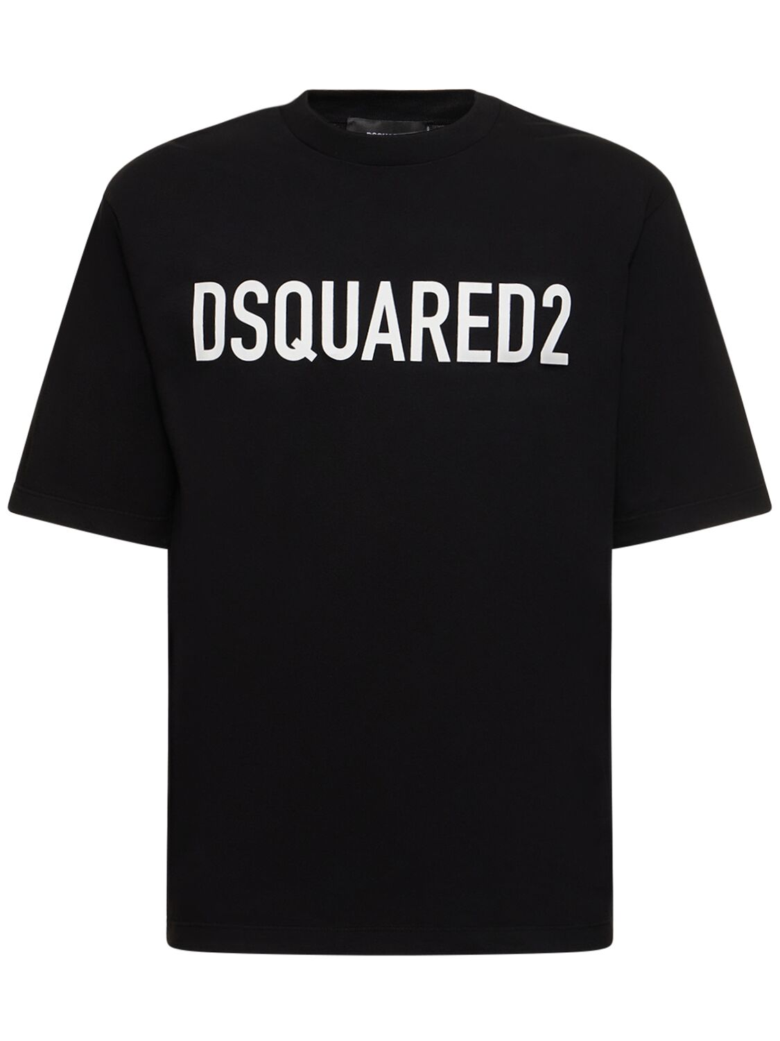T-shirt Loose Fit In Cotone Con Stampa - DSQUARED2 - Modalova
