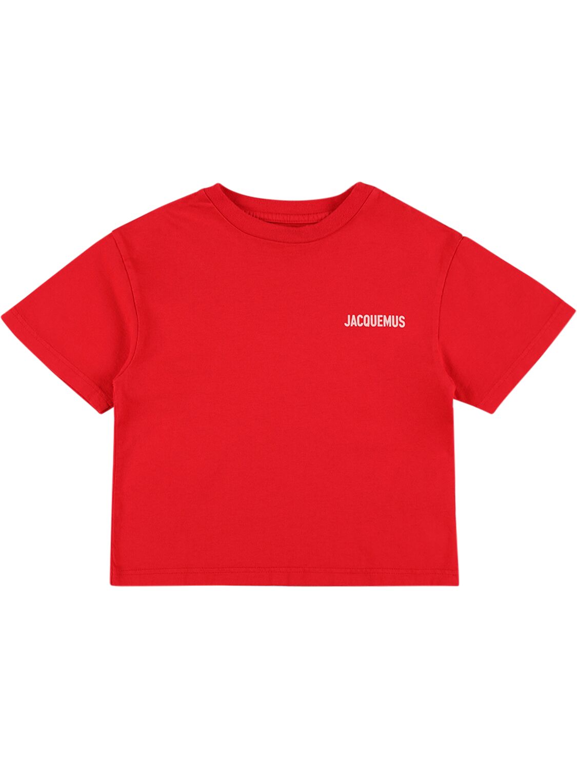 T-shirt In Jersey Di Cotone Con Logo - JACQUEMUS - Modalova