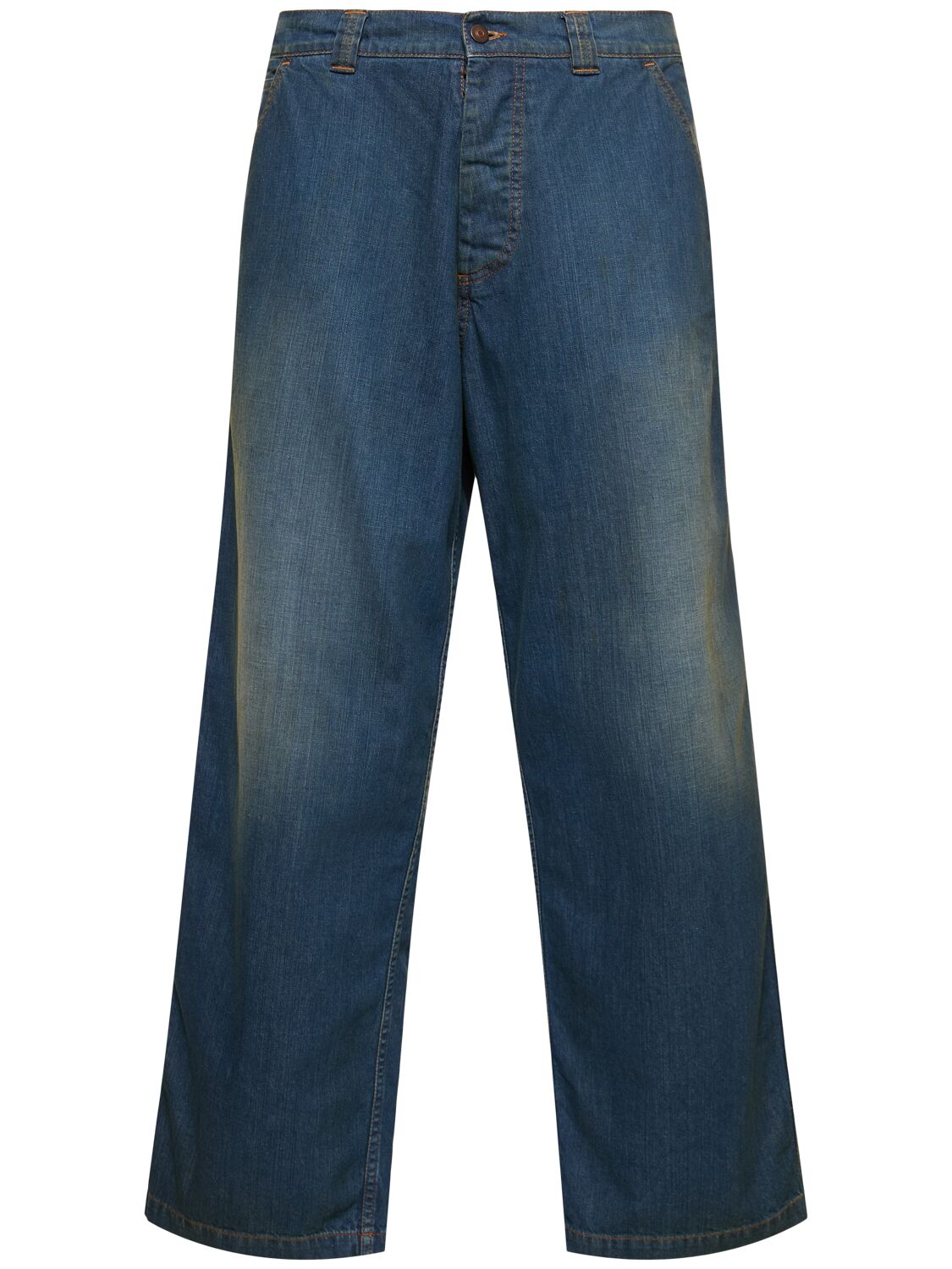 Jeans In Denim E Twill Di Cotone - MAISON MARGIELA - Modalova