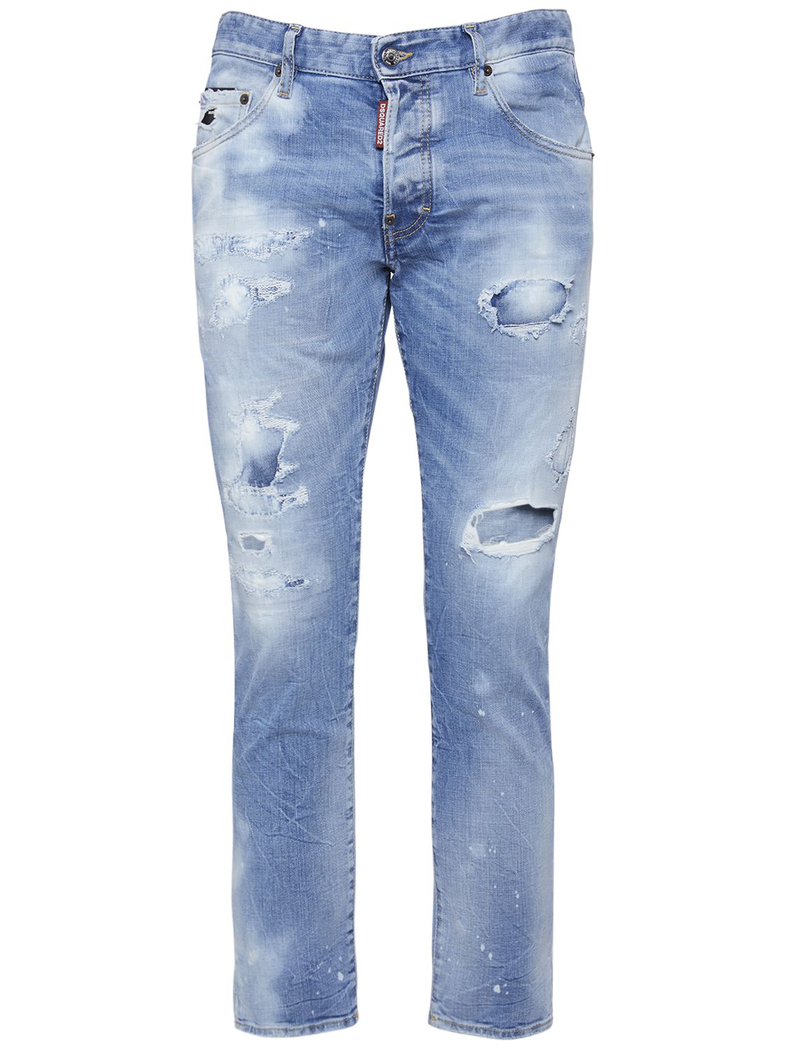 Jeans Skater In Denim Di Cotone Stretch - DSQUARED2 - Modalova