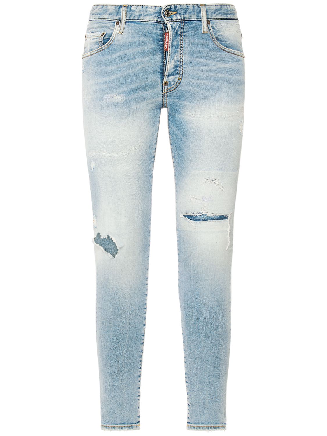 Jeans Super Twinky In Denim Di Cotone Stretch - DSQUARED2 - Modalova