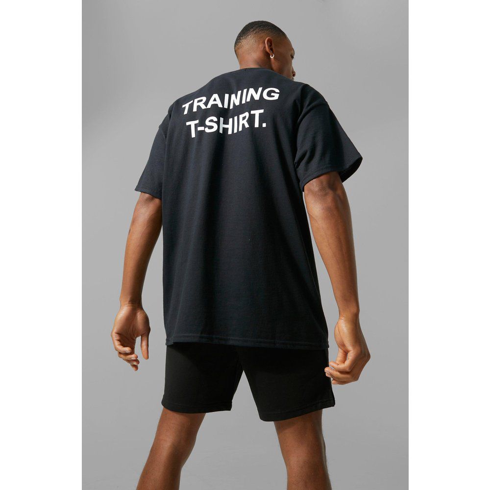 T-shirt da allenamento oversize Man Active - boohoo - Modalova
