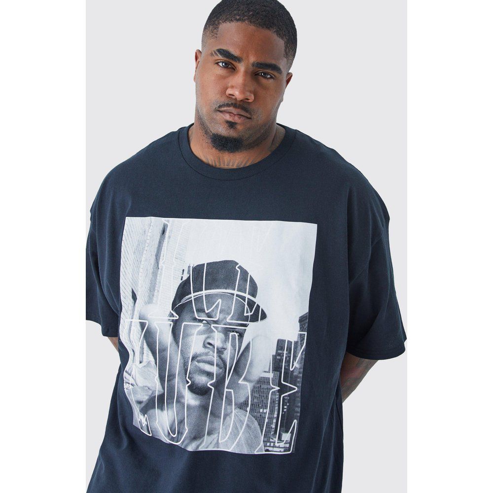 T-shirt Plus Size ufficiale con stampa Ice Cube sul petto - boohoo - Modalova