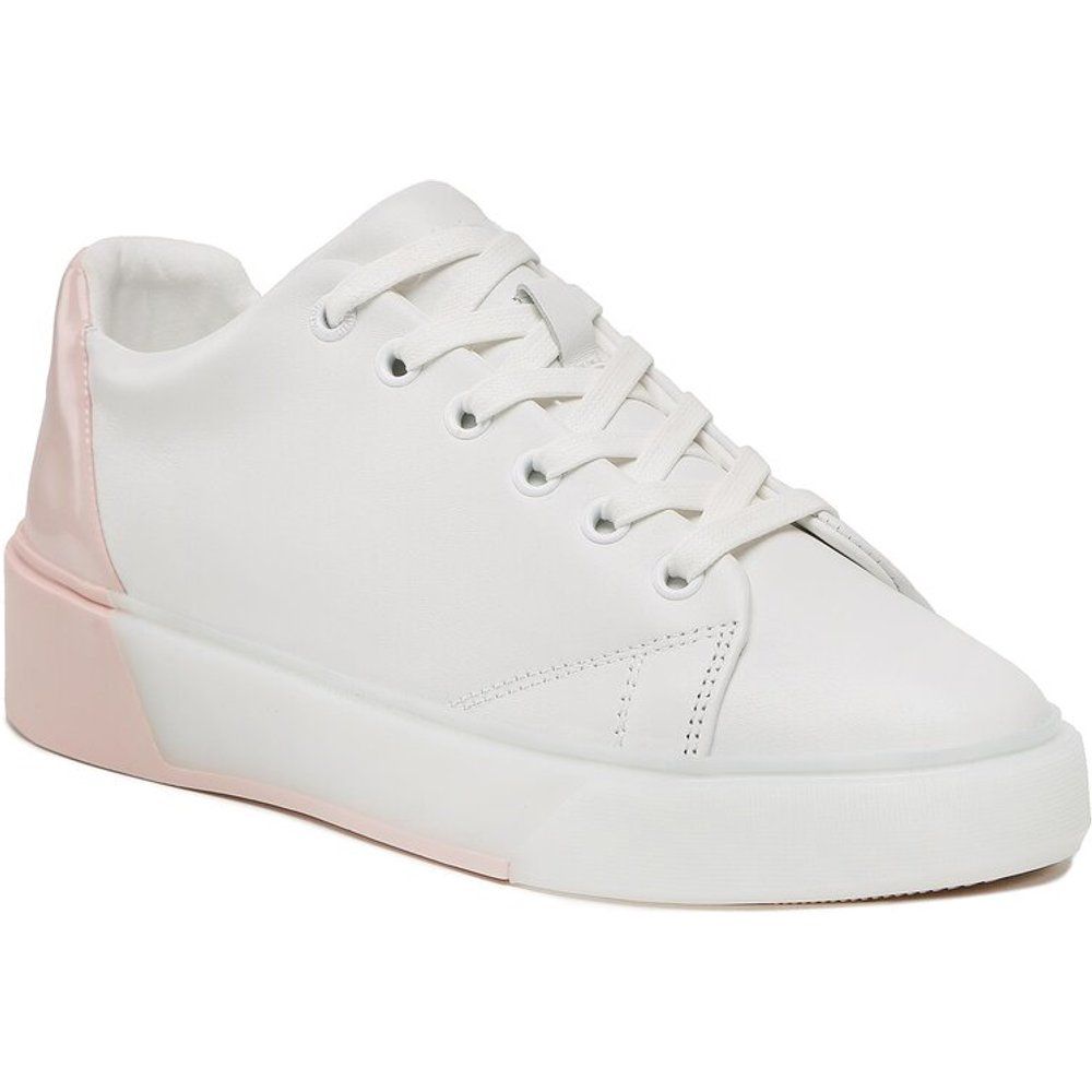 Sneakers - Heel Counter Cupsole Lace Up HW0HW01378 White/Sepia Rose 0LF - Calvin Klein - Modalova