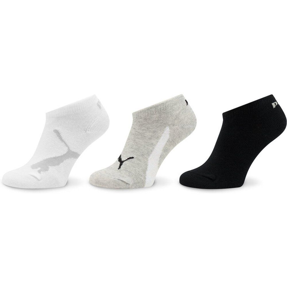 Set di 3 paia di calzini lunghi da bambini - Kids Bwt Sneaker 3P 907960 White / Grey / Black 02 - Puma - Modalova