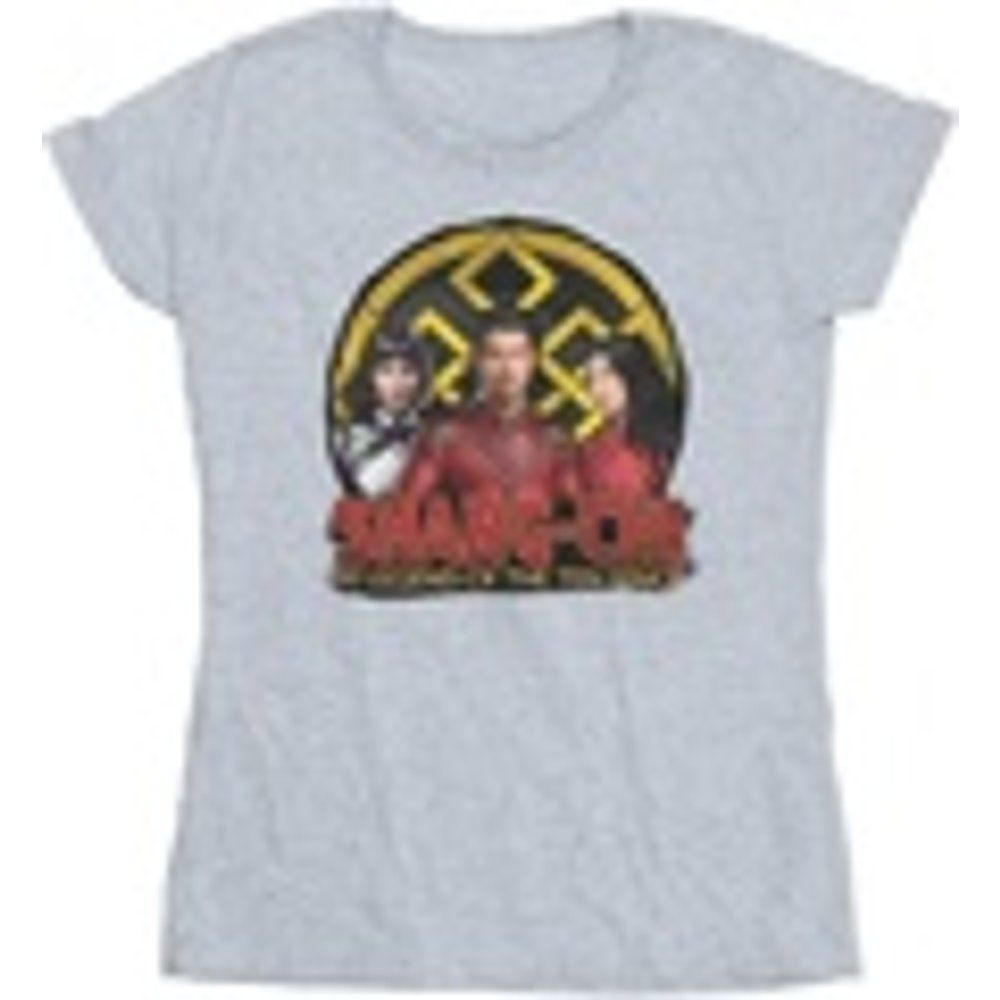 T-shirts a maniche lunghe Shang-Chi And The Legend Of The Ten Rings Group Logo Emblem - Marvel - Modalova
