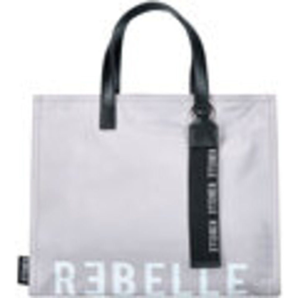 Borsa Shopping Shopping bag Electra grigio in nylon - Rebelle - Modalova
