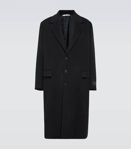 Cappotto in misto lana con logo - Valentino - Modalova