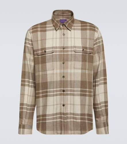 Camicia in misto lana e cashmere - Ralph Lauren Purple Label - Modalova