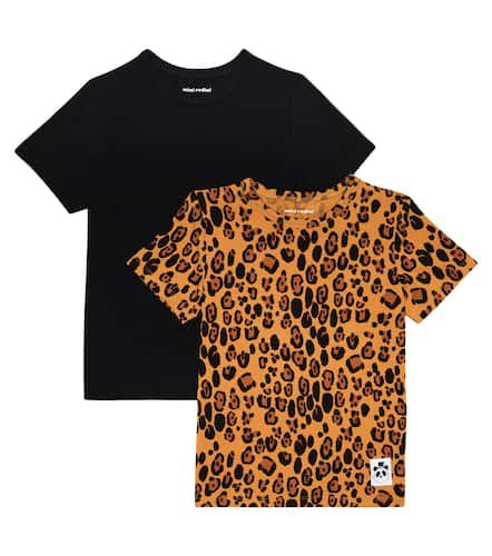Basic - Set Leopard di 2 T-shirt in jersey - Mini Rodini - Modalova