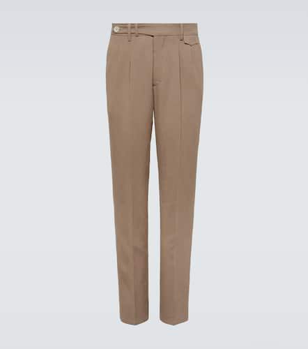Pantaloni chino in lino - Brunello Cucinelli - Modalova