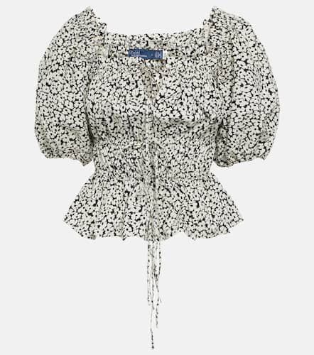Blusa in cotone con stampa - Polo Ralph Lauren - Modalova