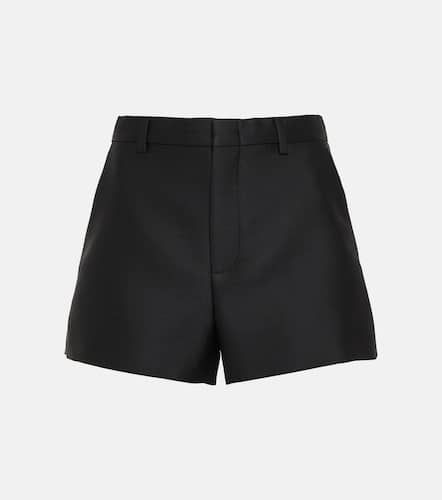 Shorts in gabardine di lana e seta - Gucci - Modalova