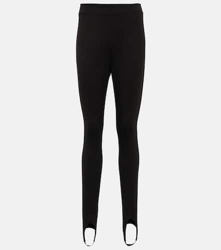 Leggings in misto cotone con staffe - Balmain - Modalova