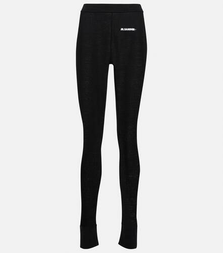 Jil Sander Leggings con logo - Jil Sander - Modalova