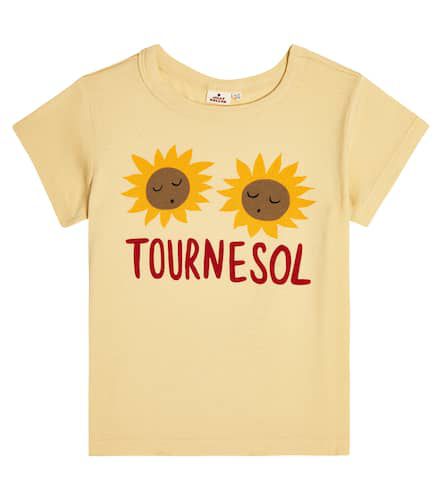 T-shirt Tournesol in cotone con stampa - Jellymallow - Modalova