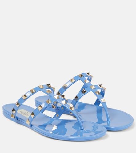 Sandali Rockstud in gomma - Valentino Garavani - Modalova