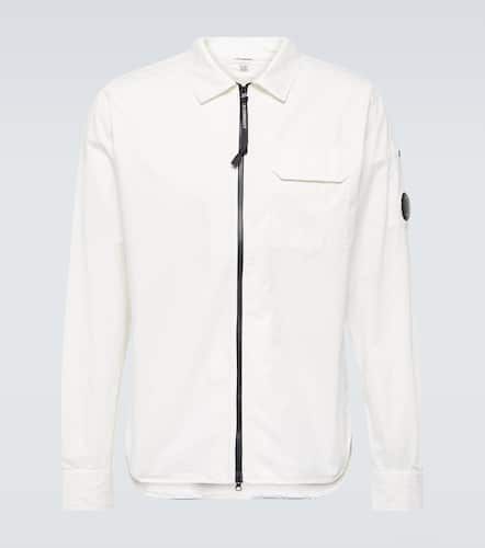 Giacca camicia in gabardine di cotone - C.P. Company - Modalova