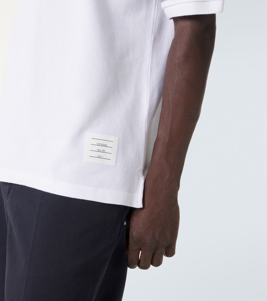 Thom Browne Polo 4-Bar in cotone - Thom Browne - Modalova