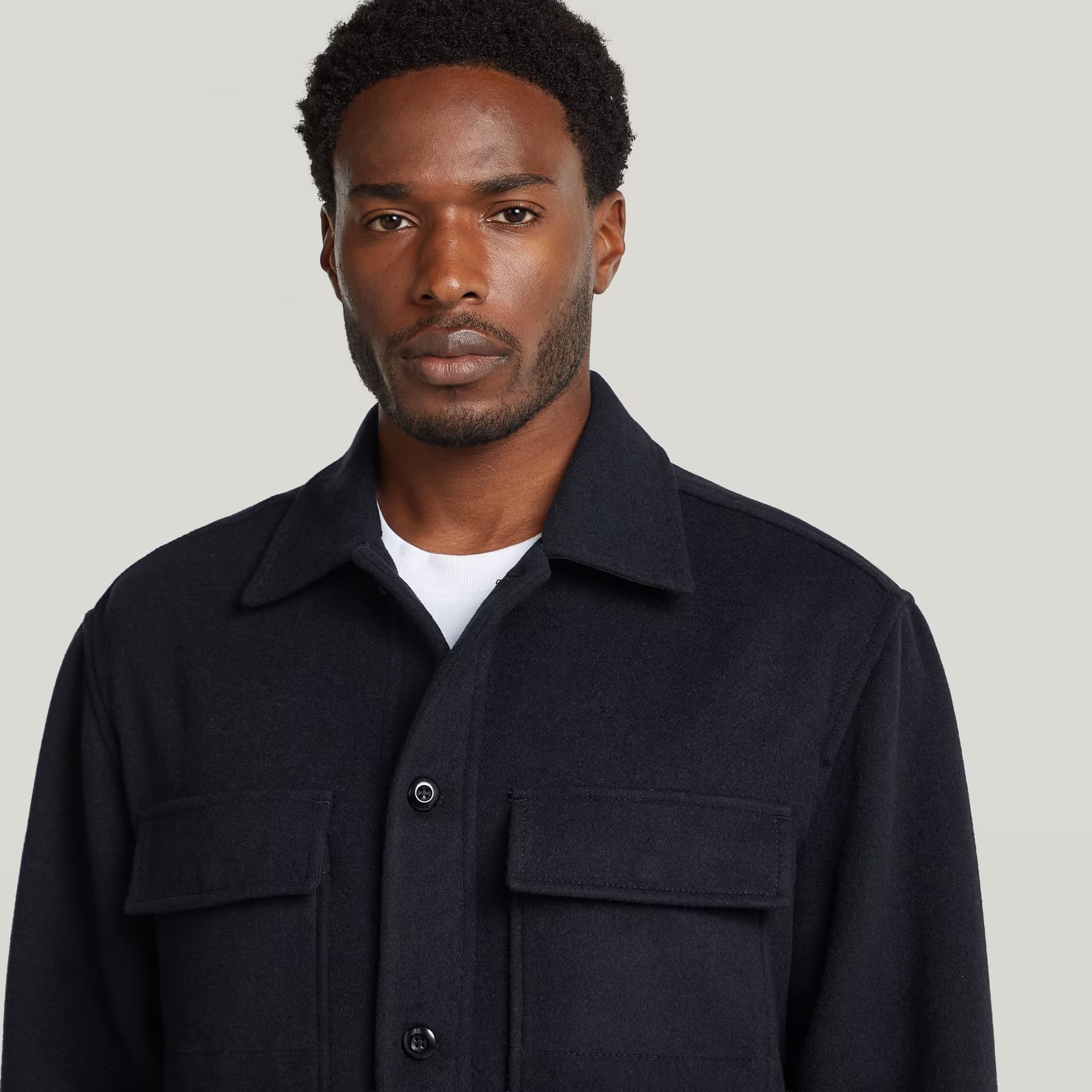 Wool Chore Jacket - Dark blue - Men - G-Star RAW - Modalova