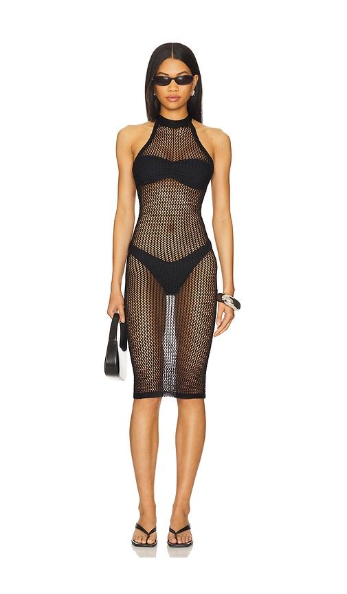 Carmina Halter Dress in . Size M, S, XS - superdown - Modalova