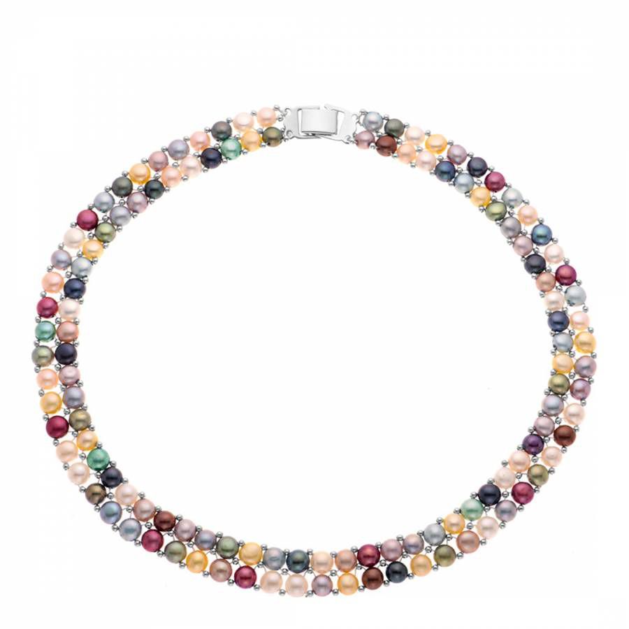 Coloured Freshwater Pearl Necklace - Mitzuko - Modalova