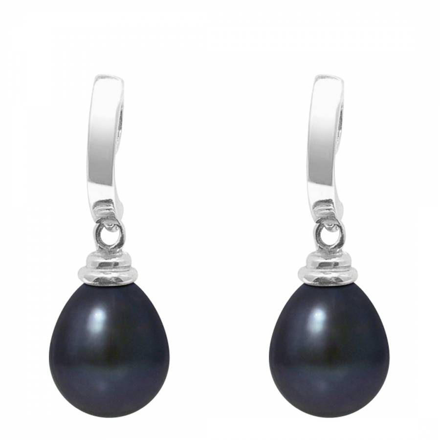 Black Tahiti Pearl Earrings - Mitzuko - Modalova