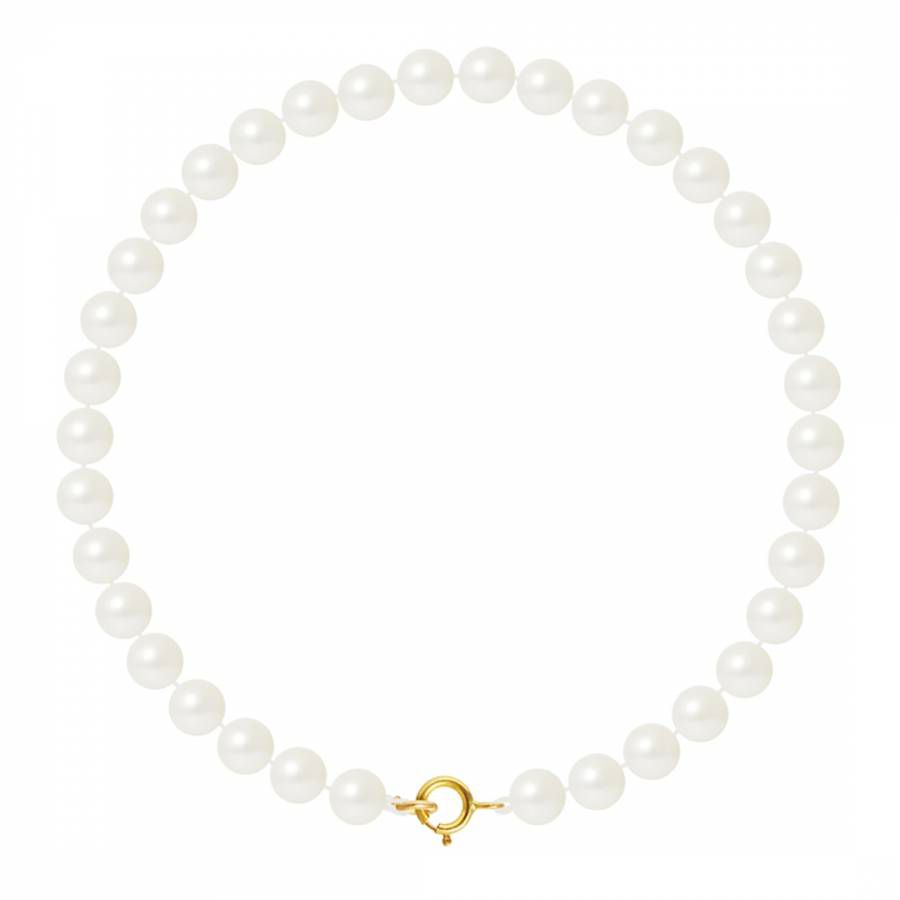 Natural White Pearl Bracelet 5-6mm - Mitzuko - Modalova