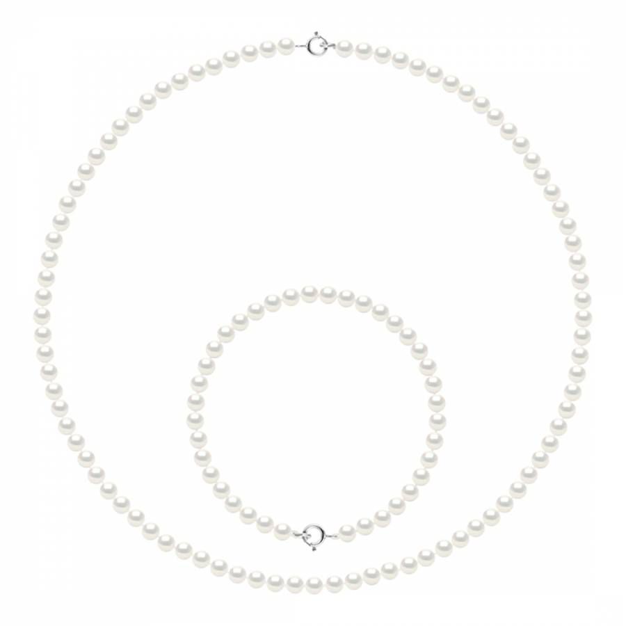 Pearl Necklace And Bracelet Set - Ateliers Saint Germain - Modalova