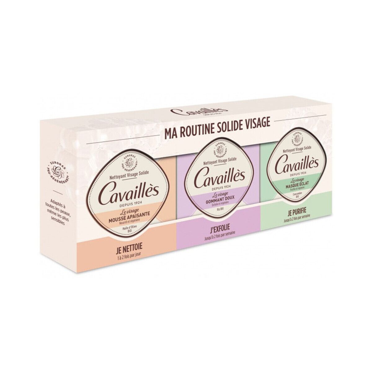 Maschere & scrub My Solid Face Routine Set – 3 Soaps - Rogé Cavailles - Modalova