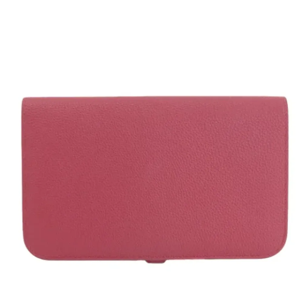 Pre-owned Leather wallets - Hermès Vintage - Modalova