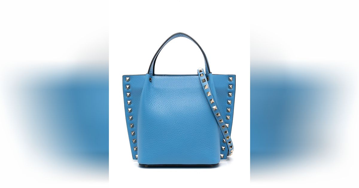 Valentino garavani rockstud hot sale leather tote