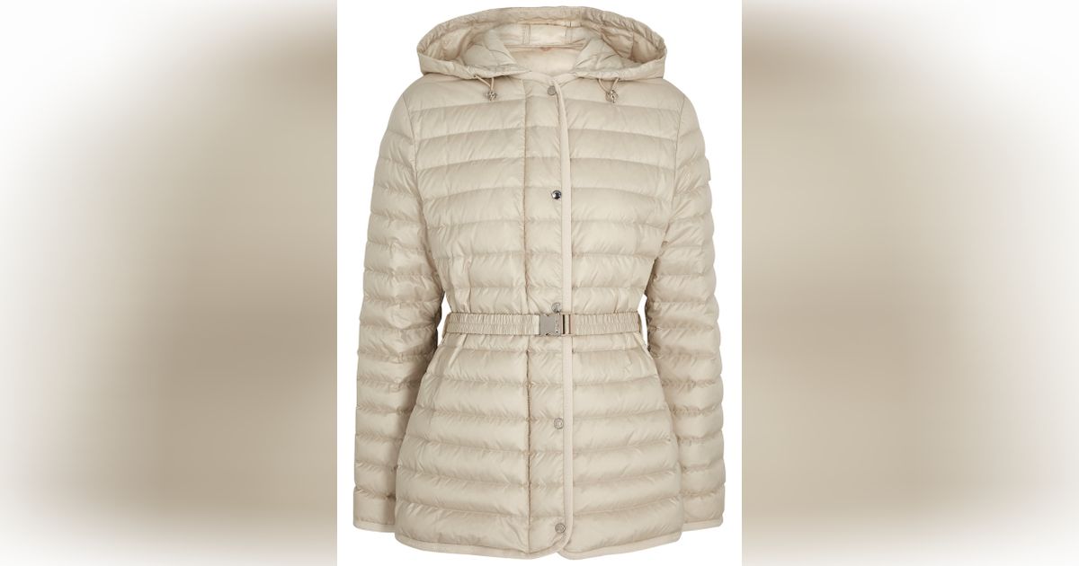 Moncler moka shop lacquer hooded jacket