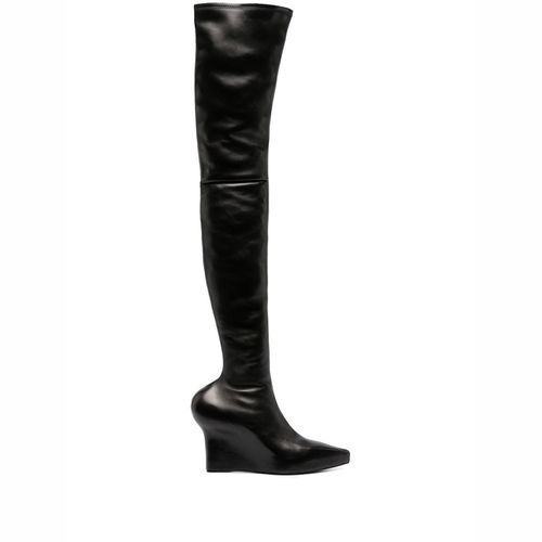 Givenchy leather clearance wedge boots