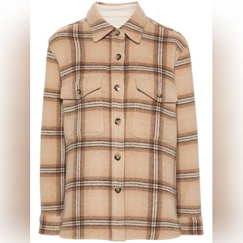 Women's Harveli Plaid Coat In | Isabel Marant US