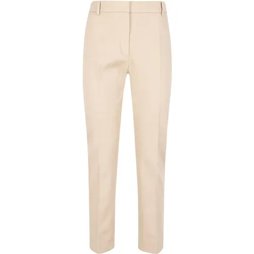 Leisure Ebe faux suede slim pants in beige - Max Mara