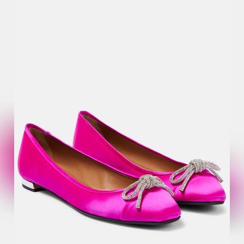 Hot pink store flats for women