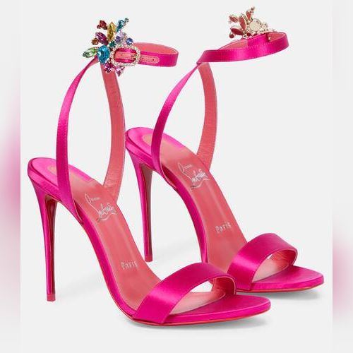 Pink christian best sale louboutin heels