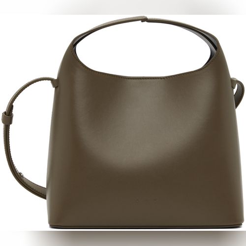 Aesther Ekme Taupe Sway Baguette Bag Aesther Ekme